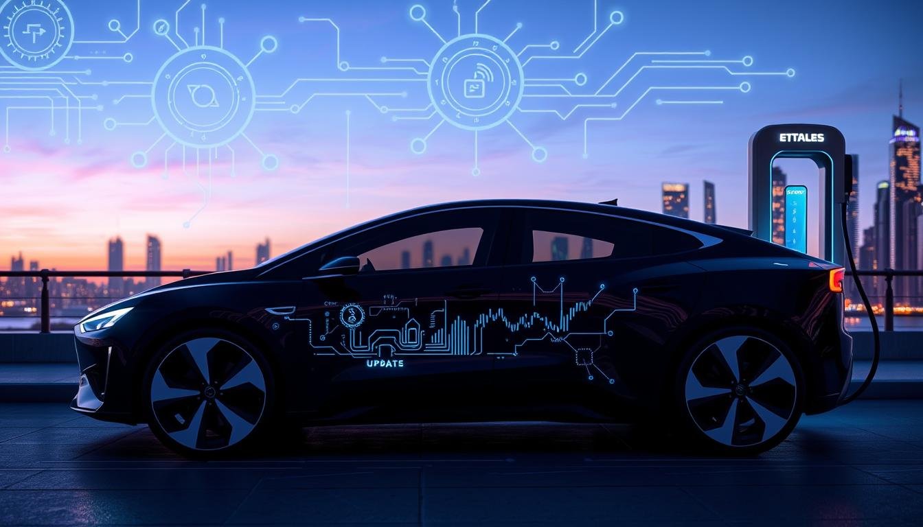 atualizações de software carros elétricos
